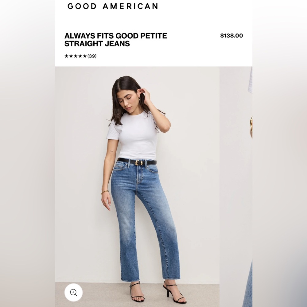 Good American Always Fits Petite Plus Jeans 20-26